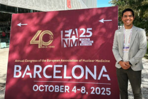 Villas Boas Radiofármacos comparecendo ao Congresso anual promovido pela EANM de 2025 em Barcelona